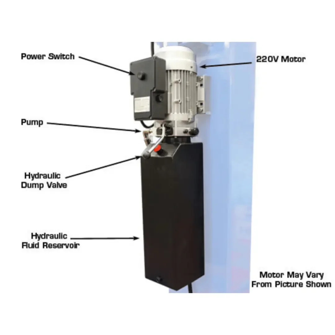 Atlas 412 12,000 lb Commercial  4-Post Lift + RJ6 Jacks Combo - Image 11