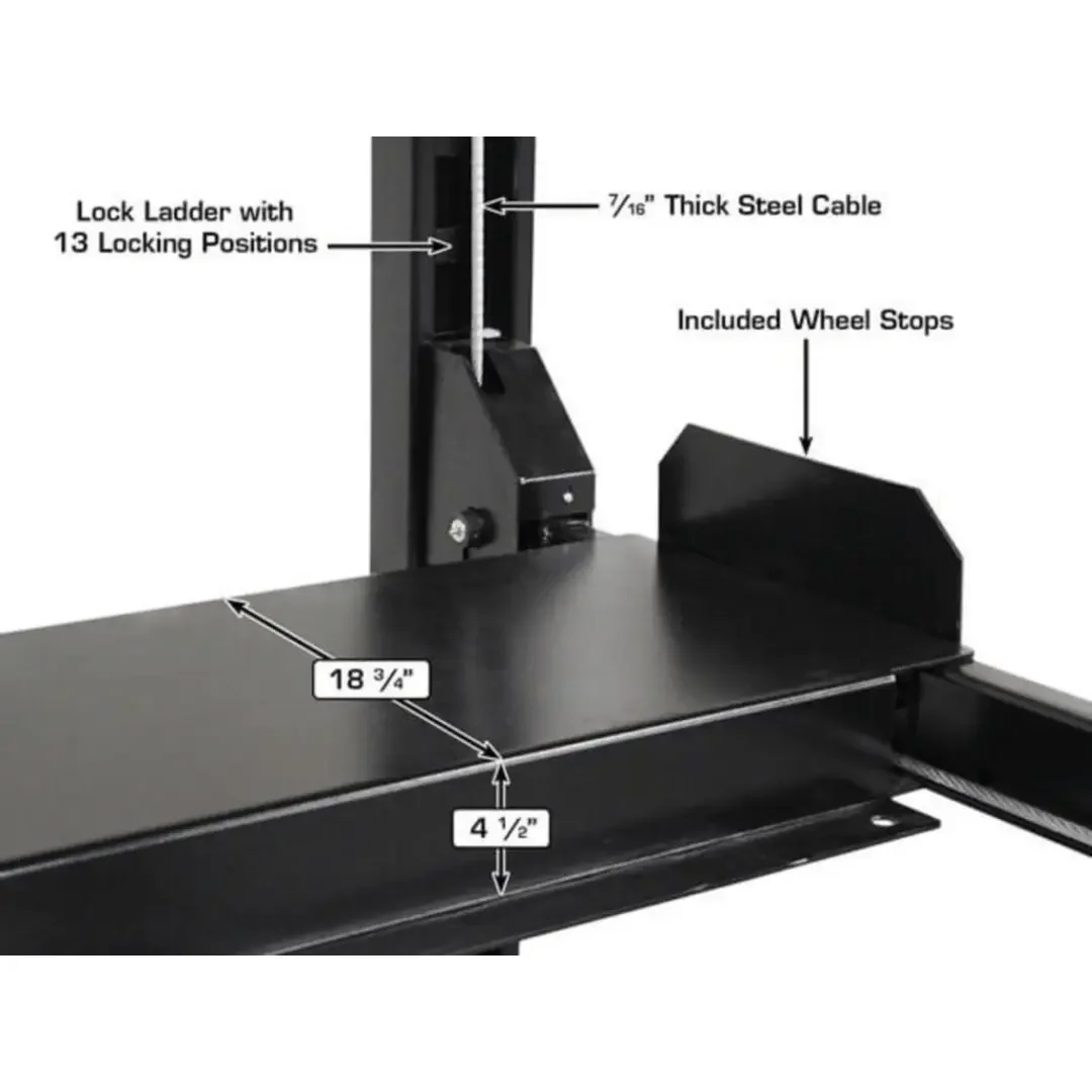 Atlas ALI Certified APEX 8 4-Post Lift + RJ35 Sliding Jacks Combo - Image 12