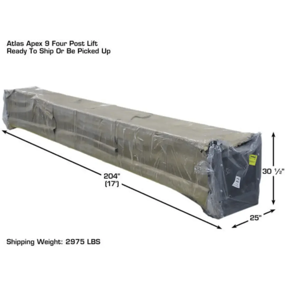 Atlas ALI Certified APEX9 4-Post Lift + RJ6 Rolling Bridge Jack Combo - Image 16