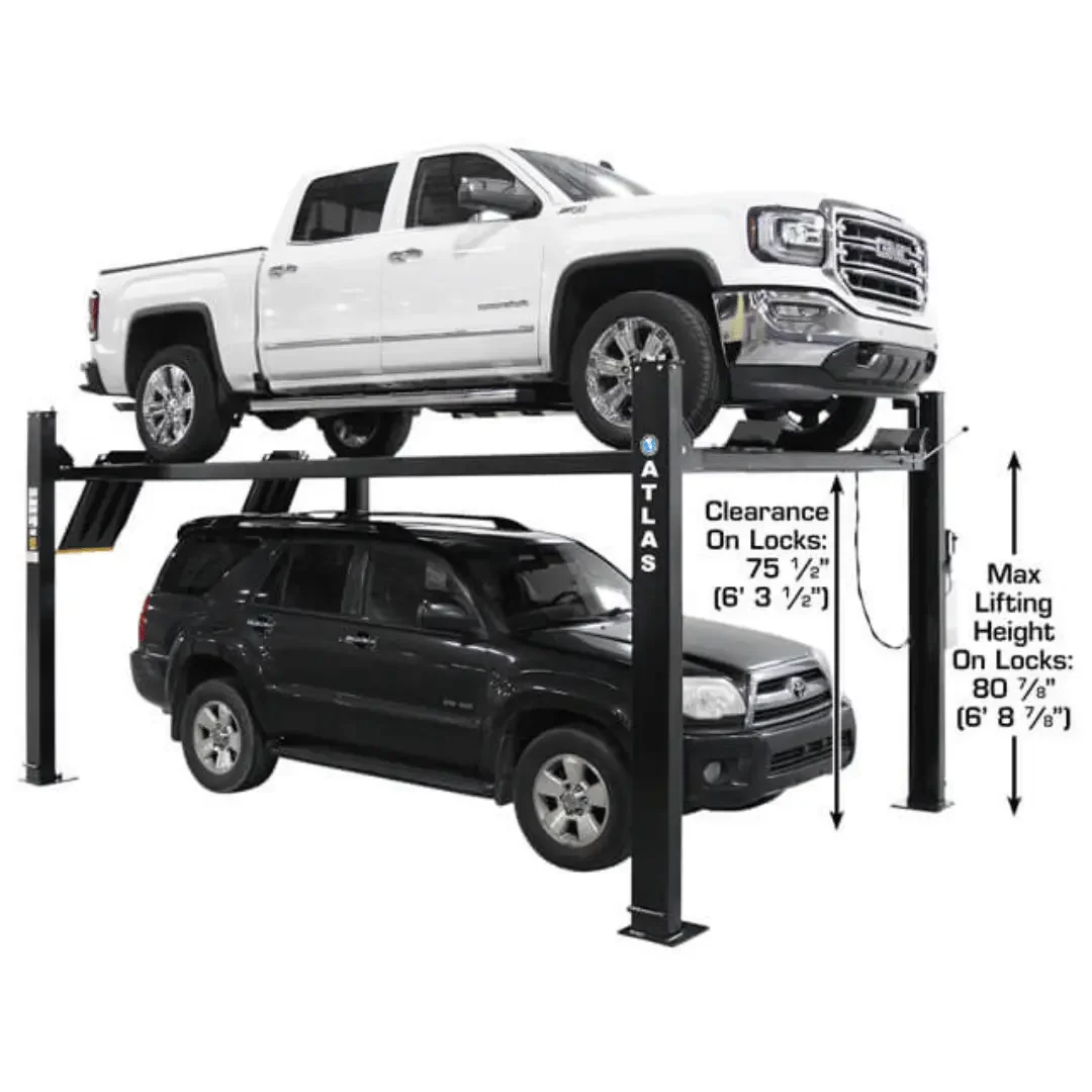 Atlas ALI Certified APEX9 4-Post Lift + RJ6 Rolling Bridge Jack Combo - Image 3