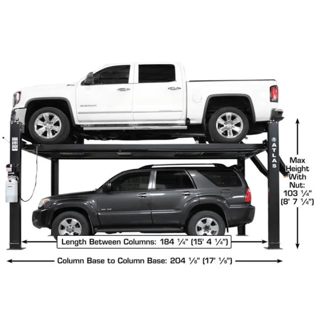 Atlas ALI Certified APEX9 4-Post Lift + RJ6 Rolling Bridge Jack Combo - Image 4