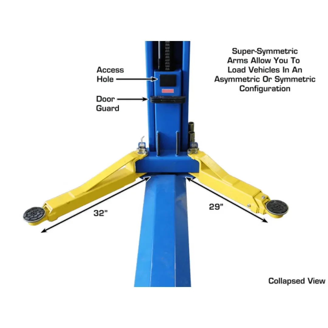 Atlas BP8000 2 Post Car Lift + Lawn Mower Adapter Combo - Image 18