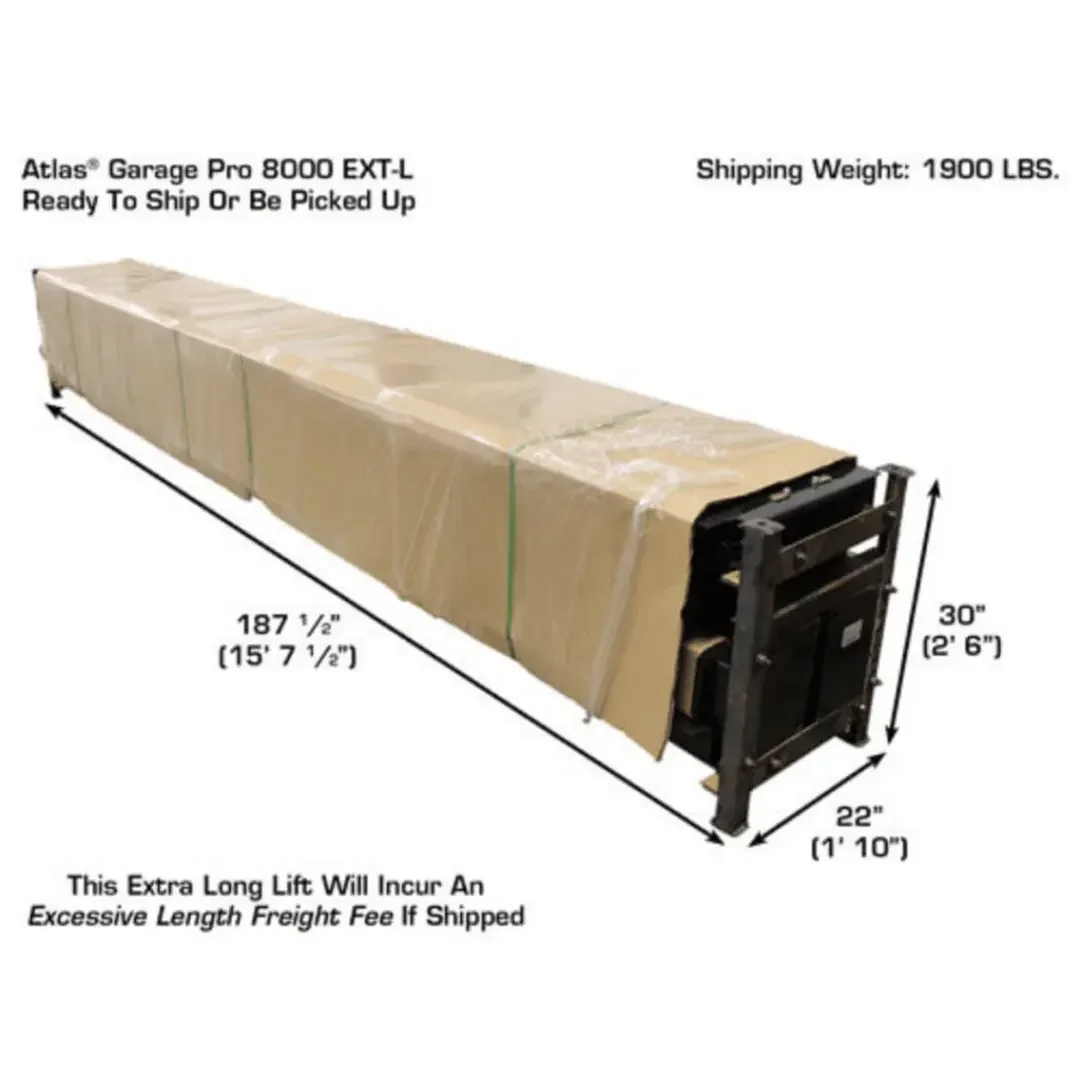 Atlas PRO8000EXT-L Extra Tall/Long Portable 8000lb 4 Lift - Image 29