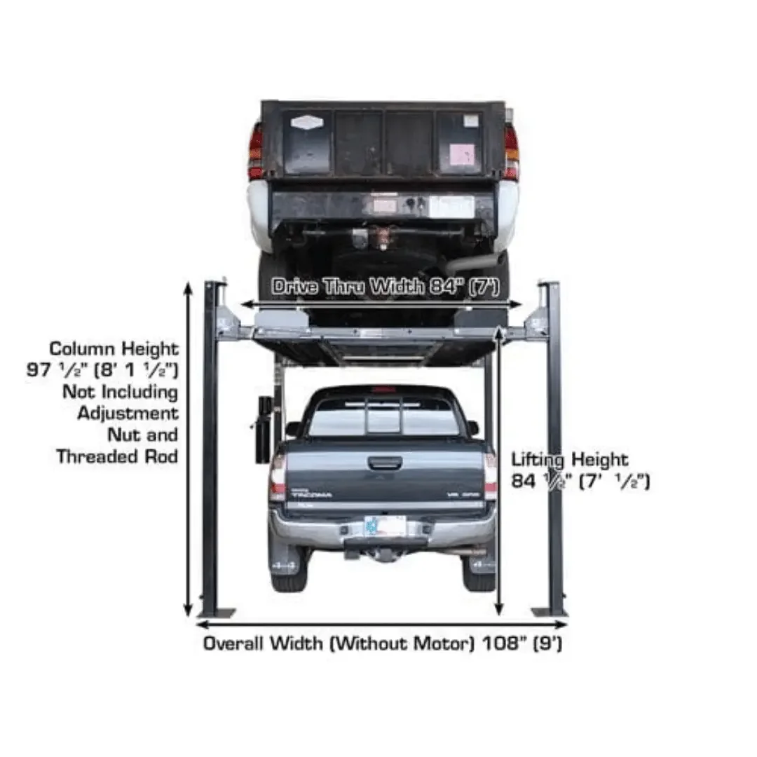 Atlas PRO8000EXT-L Extra Tall/Long Portable 8000lb 4 Lift - Image 6