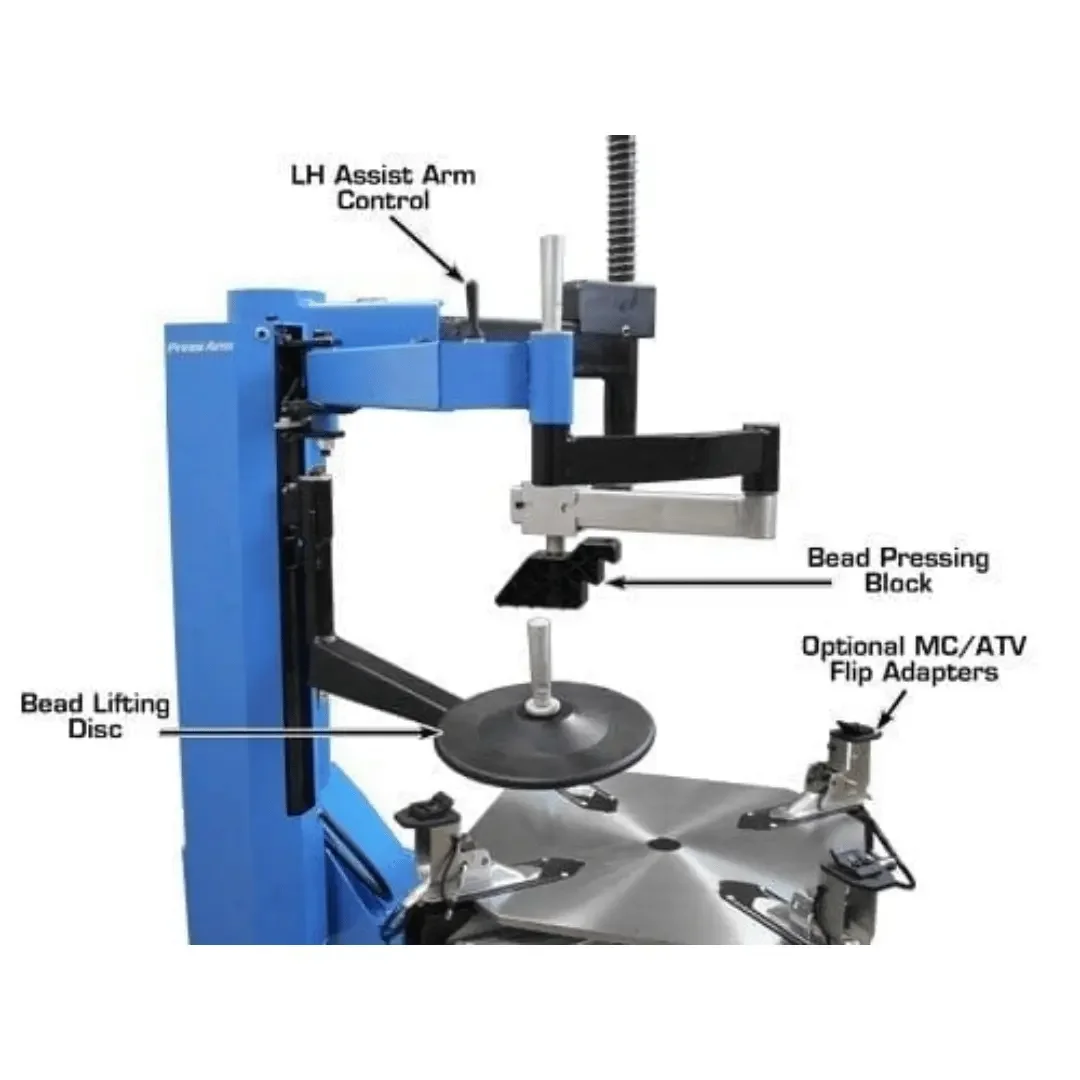 Atlas TC289LH Tire Changer with Assist Arm - Image 7