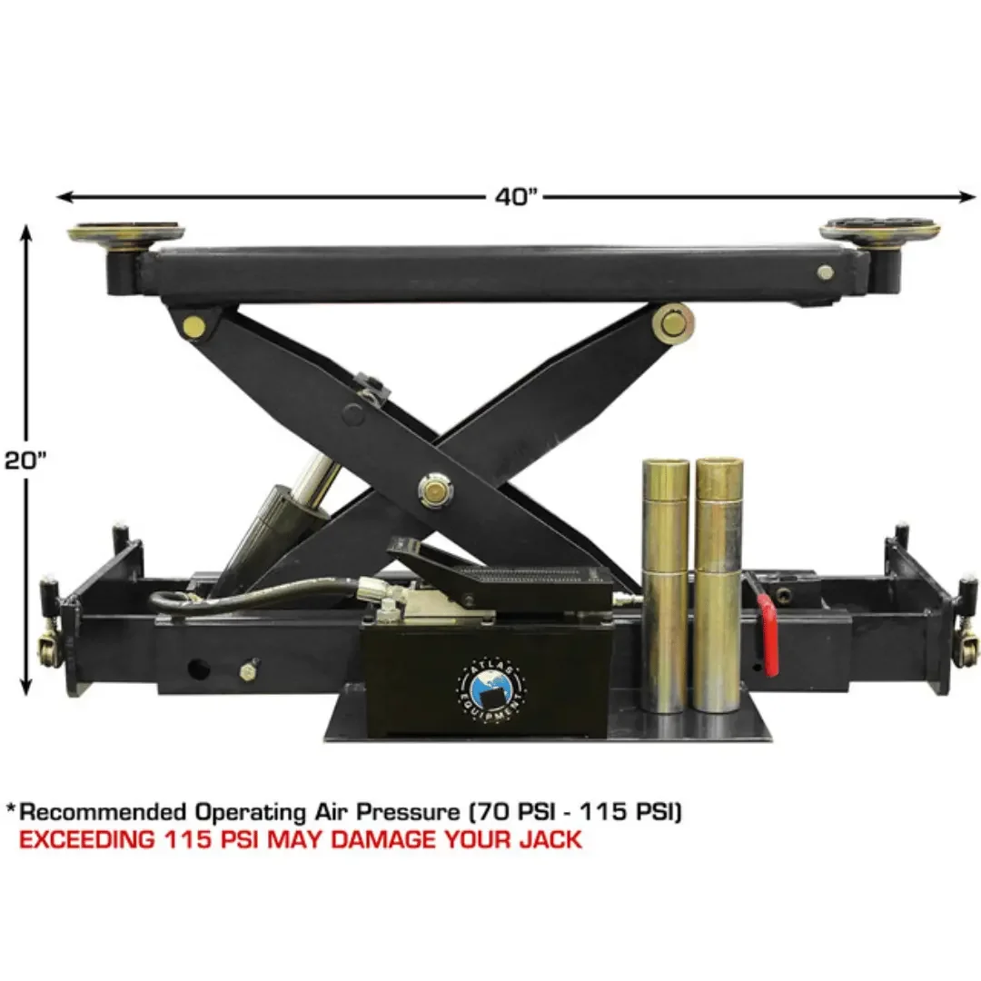 Atlas 414A Alignment Lift + RJ8 Rolling Jack Combo - Image 30