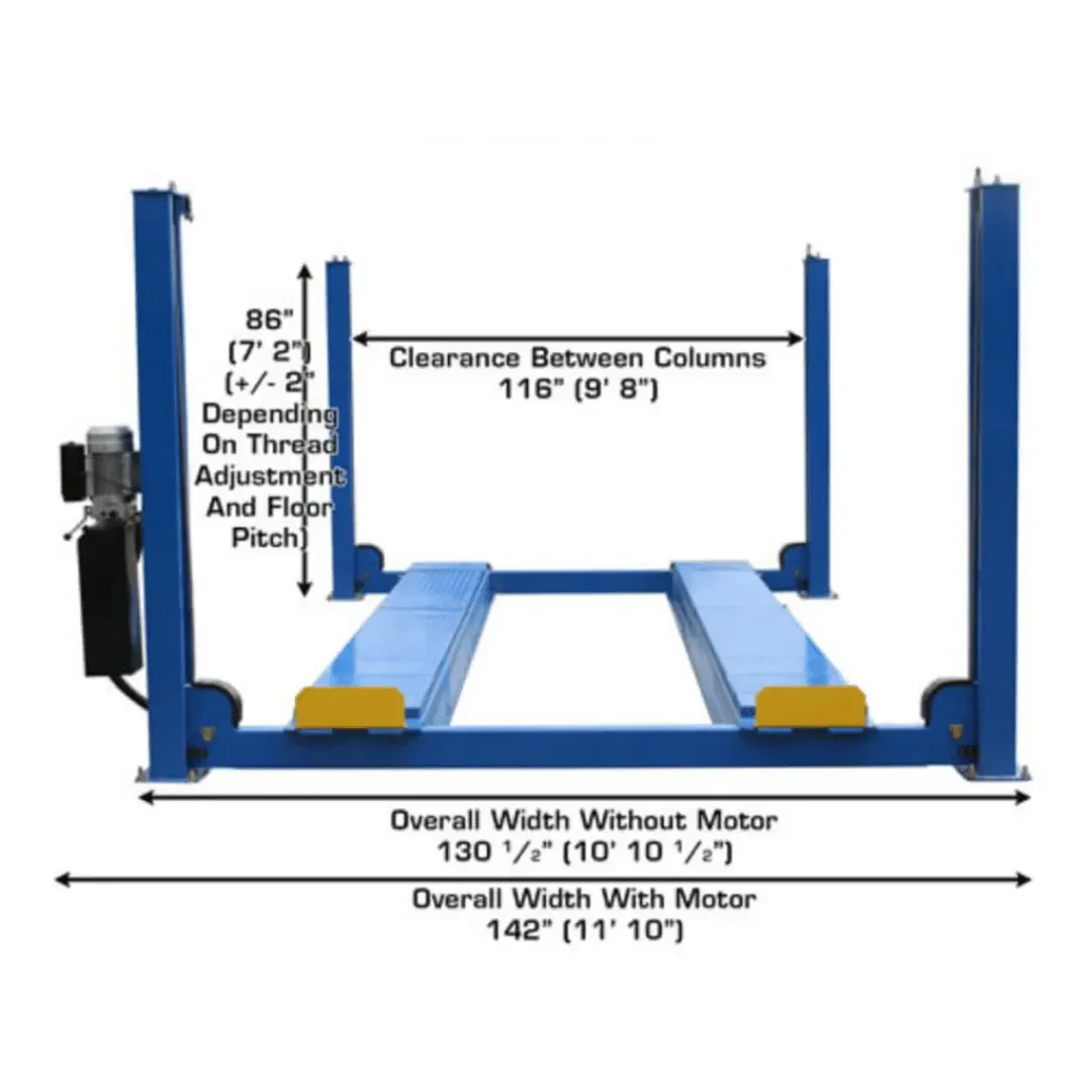 Atlas 414A Alignment Lift + RJ8 Rolling Jack Combo - Image 7