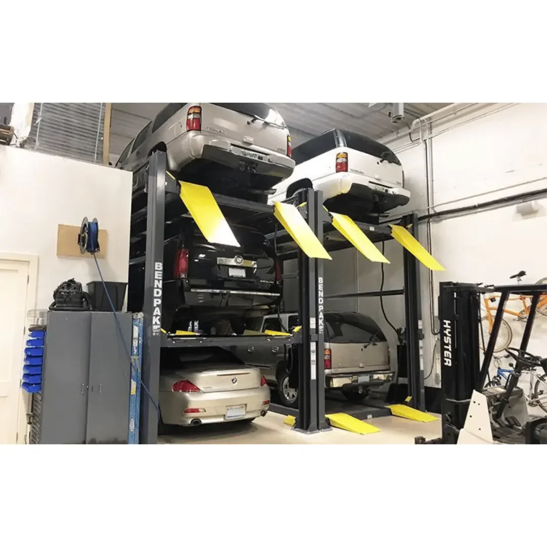BendPak HD-973PX 9,000 and 7,000 Lb. Capacity Three-Level Parking Lift - Image 12