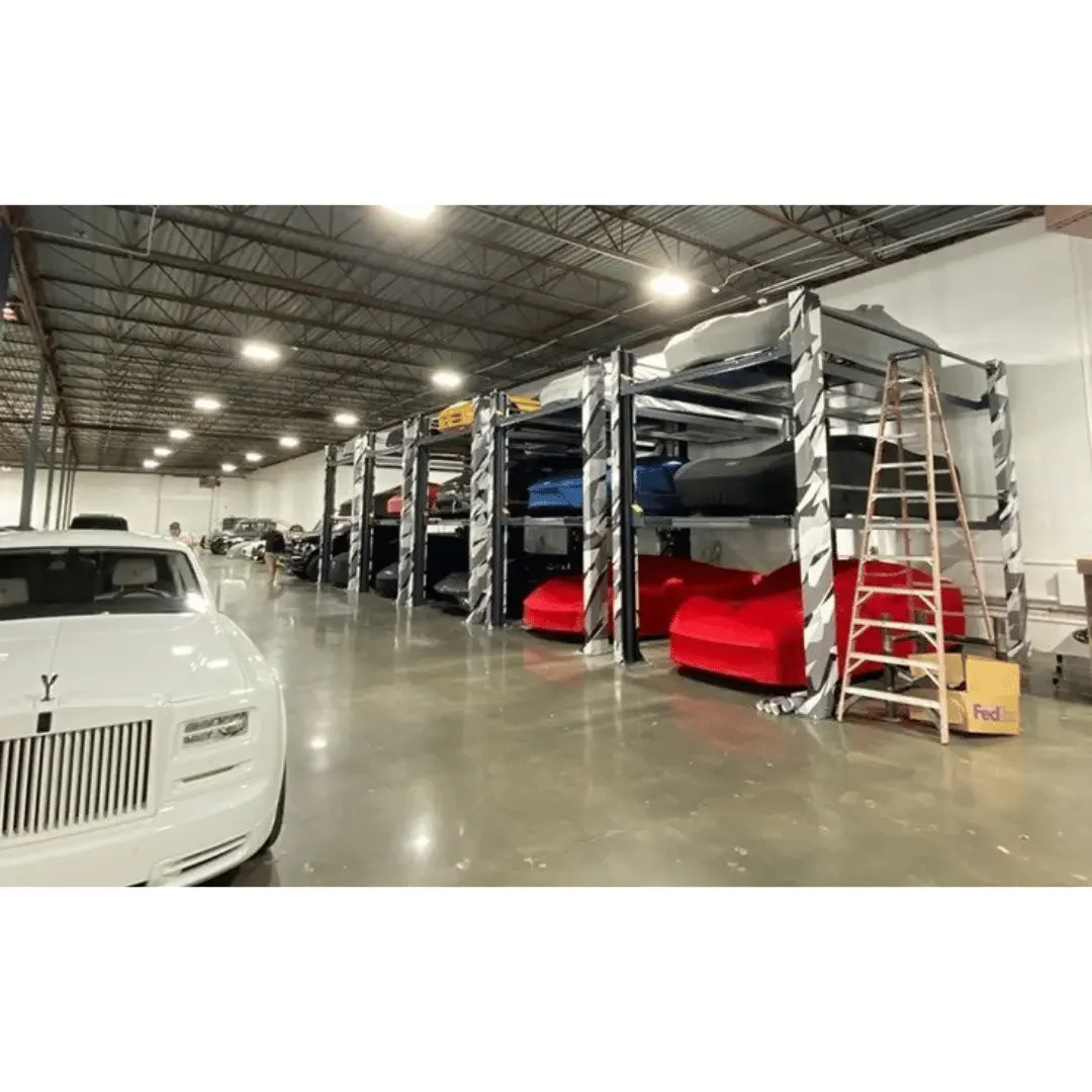 BendPak HD-973PX 9,000 and 7,000 Lb. Capacity Three-Level Parking Lift - Image 8