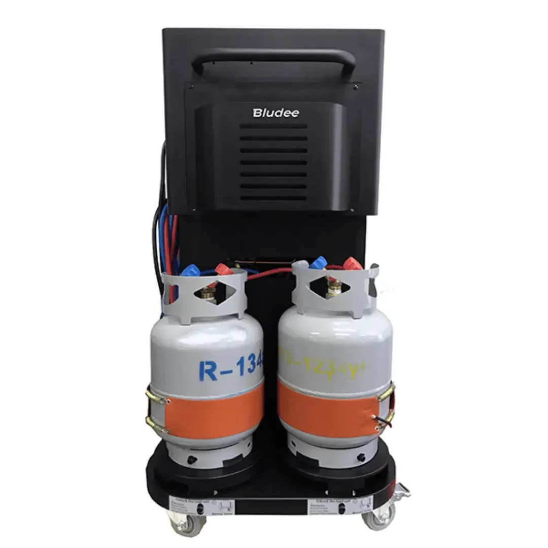 Bludee AC400Di Auto Recovery Recycle Recharge Dual Machine For Both R134A and R1234YF with Identifier - Image 4