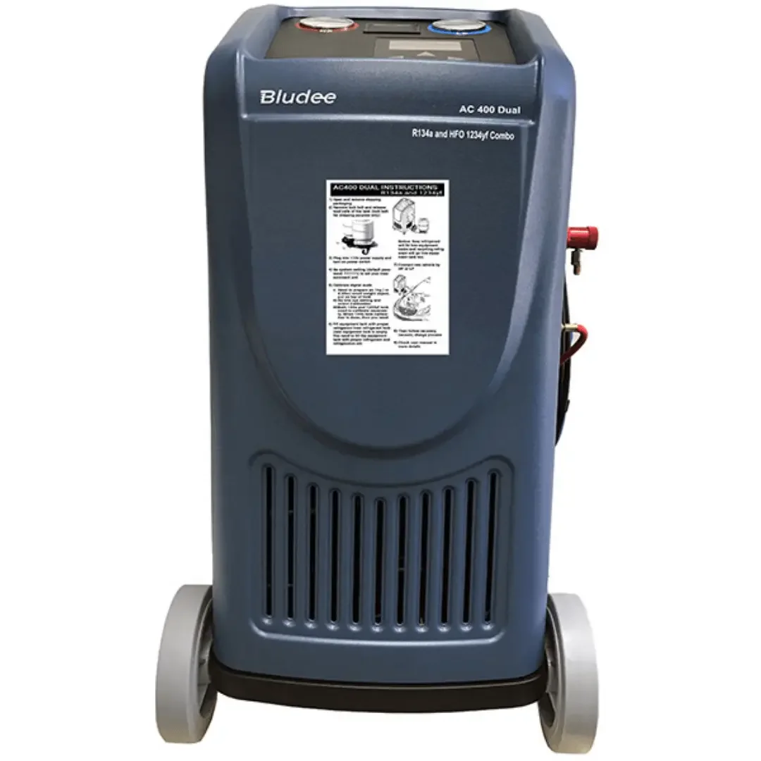 Bludee AC400Di Auto Recovery Recycle Recharge Dual Machine For Both R134A and R1234YF with Identifier - Image 5