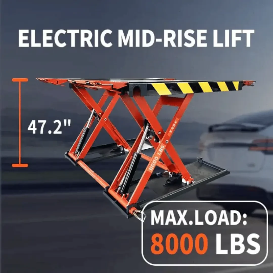 Katool X90E 8000 lbs Mid Rise Electric Scissor Lift - Image 5