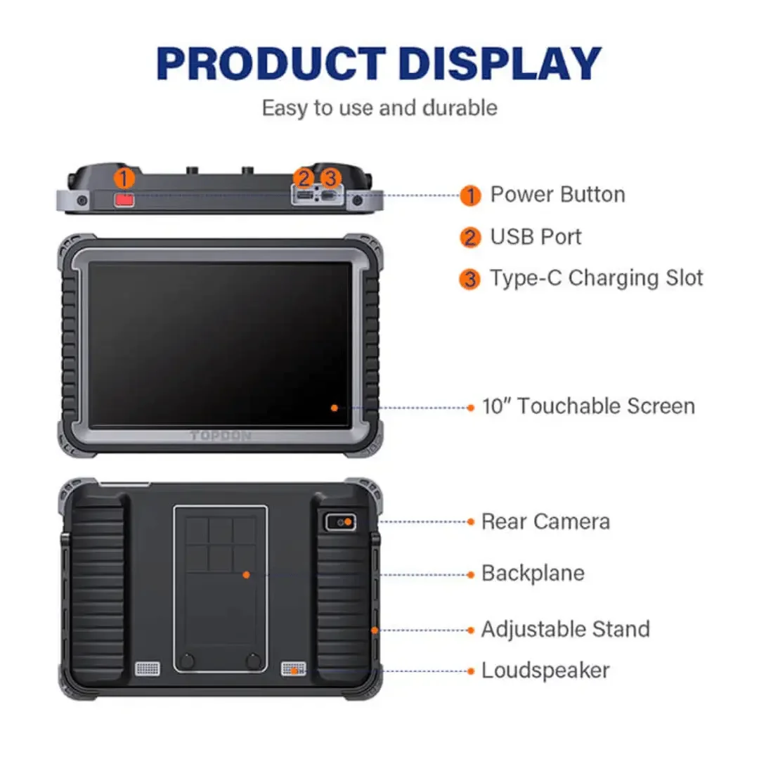 TOPDON USA Phoenix Plus Advanced Intelligent Diagnostic Scaner Tool - Image 11