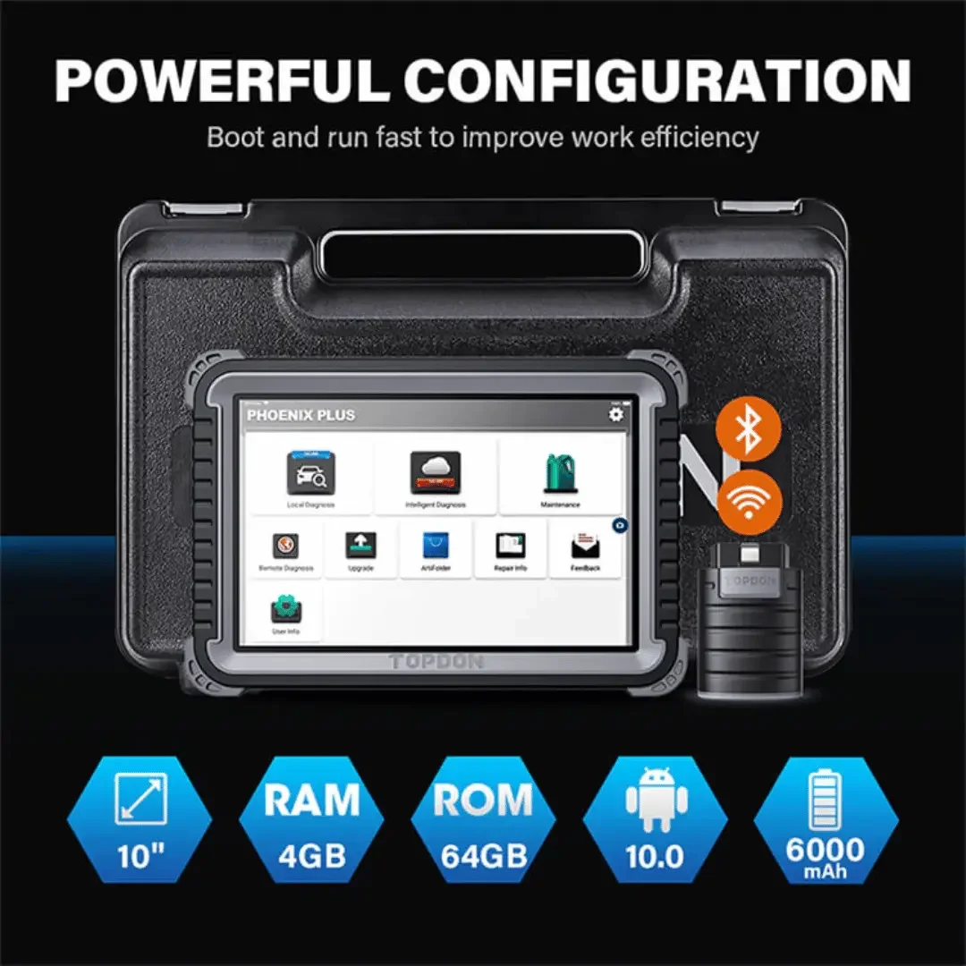 TOPDON USA Phoenix Plus Advanced Intelligent Diagnostic Scaner Tool - Image 8